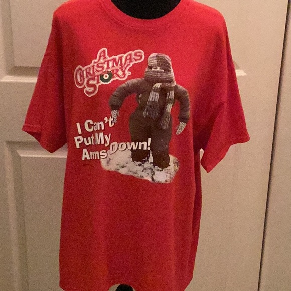 πGlidan Mens Size XLarge Fun Tee Shirt
β I Canβt Put My Arms Down β π - Picture 3 of 7